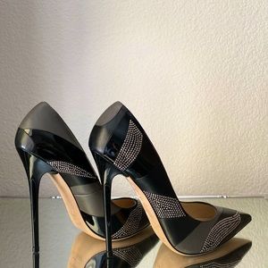 Jimmy Choo Anouk black/grey with embellishments